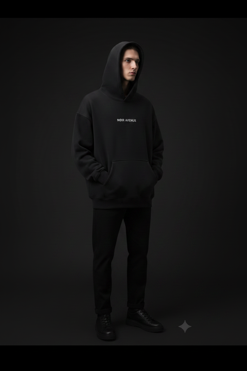 NØIR Avenue Oversized Essential Hoodie